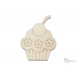 Muffinka grawerowana A175